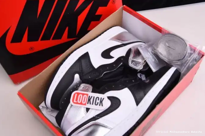 Official Maikesneakers SILVER WMNS TOE OG JORDAN AIR HIGH CD0461-001 1 0405
